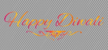 Happy Diwali Text Or Typography Design