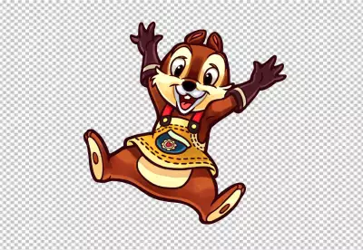 A cartoon character fly shoot 