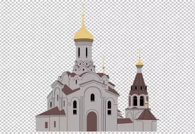 Low angle view of a church transparent background PNG
