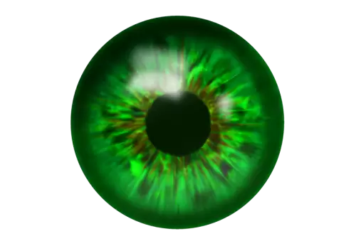 Realistic human eye isolated PNG
