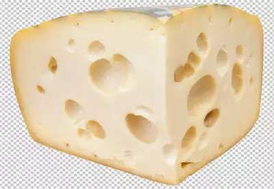 Cheese isolated on white PNG background 