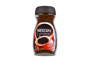 Realistic jar of coffee