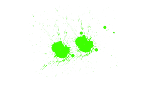 green color splash