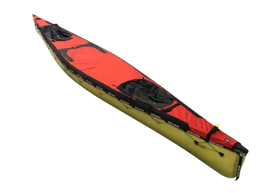 Orange and yellow boat