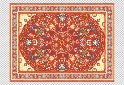 Wool Turkish rug Handmade and decorative PNG