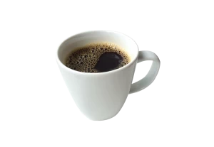 Realistic cup of coffee