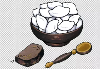 Dumpling arts transparent background 