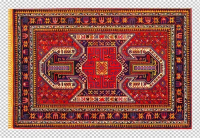 Hand drawn persian carpet pattern
