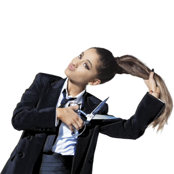 Ariana Grande Cutting her Hairs Off