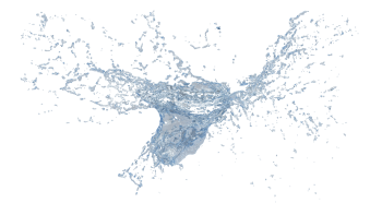 Splash on water surface 3d realistic | Water Splash with Droplets