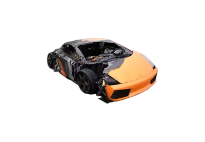 Lambo car accident