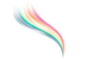 Colorful waves set png