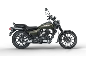 Black motorcycle on  transparent background