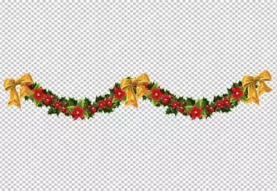 Christmas tree branches and gifts on white wooden background with copy spacon transparent background PNG