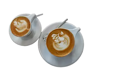 fresh brewed coffee in the cup Transparent Background