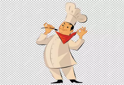 Chef Icon transparent background 