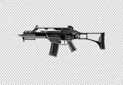 PUBG Weapon G36C Rifle Without Color