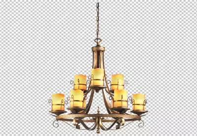Vintage chandelier beautiful color and beautiful transparent background 