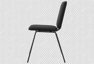 Stunning and elegant comfortable mesh office chair isolated on transparent  background