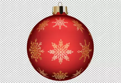 A set of ornaments with a geometric design on them png