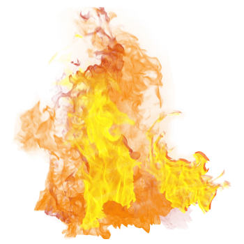 Glowing Explosion Effect Blast on Transparent Isolated Background