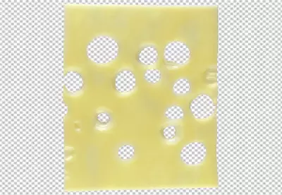 Monterey Jack isolated on transparent background PNG