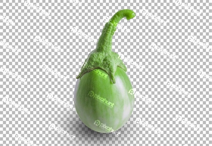 Shoto eggplant | Thai eggplant isolated on transparent background