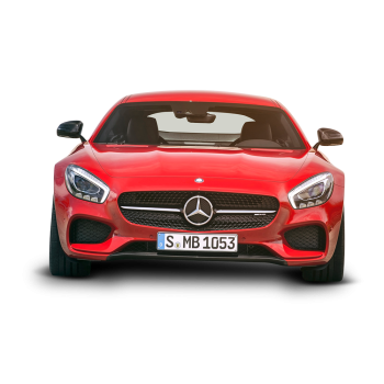 Mercedes AMG GT Red Car Front