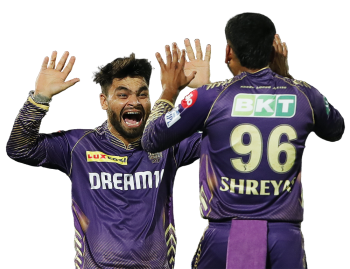 jubilant Rinku Singh celebrates with Shreyas Iyer, Delhi Capitals vs Kolkata Knight Riders