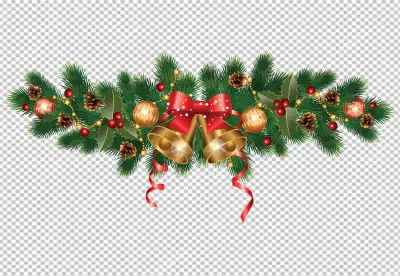 Floral christmas ornaments