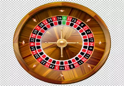 Roulette in Casino transparent background 