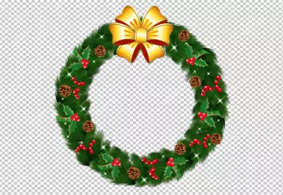 Decorative christmas ornament png