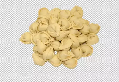 Steamed Dumplings isolated on transparent background