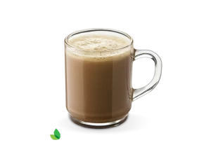 Cupcake with grated chocolate and coffee