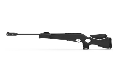 Firearm without scope isolated on transparent background