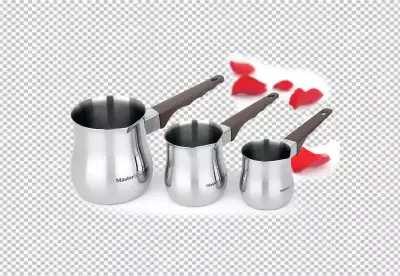 Cezve isolated on transparent background coffee Turk