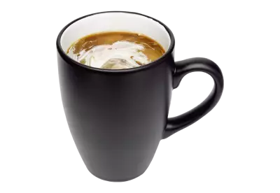 Cup of coffee with a drawing  Transparent Background
