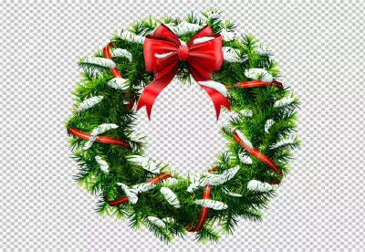 A wreath with a wreath that says quot christmas png