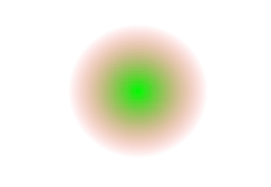 Green glowing sparkling