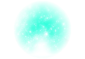 Blue light sparks flare