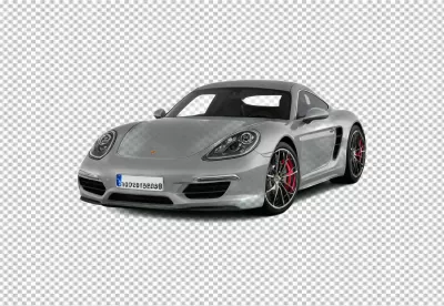 Dynamic Silver Porsche Performance Coupe with Striking Red Brake Calipers image