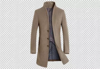 Realistic suit coat transparent background 
