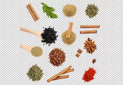 Vibrant Assortment of Aromatic Spices and Natural Herbs for Culinary Creations image