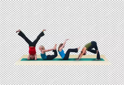 Strikingly emphasizes the woman’s strength and physical control