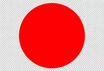 Red color ring transparent background