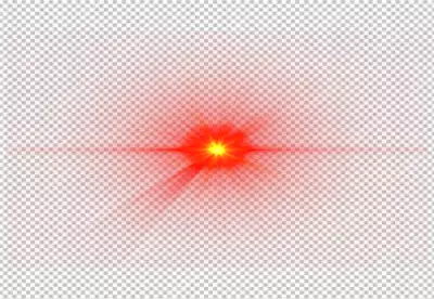 Front Red Lens Flare light effects 2