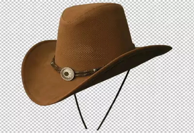 cowboy hat isolated on transparent