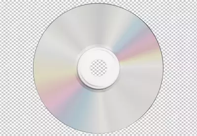 Cd iridescent white background technology 