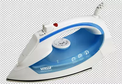 Iron isolated on a transparent  background