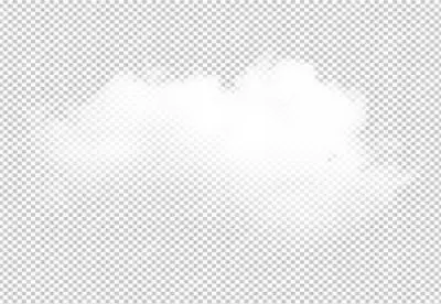Cloud  isolated on transparent background
